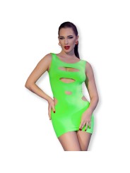 Chilirose Mini-robe double face vert fluo 4621 S/M