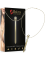 Ibiza - Collier Discret Rechargeable Diamant Stimulateur 12 Modes de Vibration Doré 12,2 x 1,4