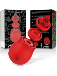 mia - stimulateur de clitoris deux têtes 3 en 1 édition de luxe