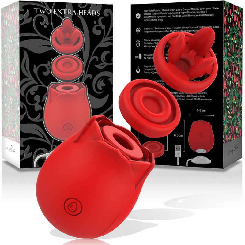 mia - stimulateur de clitoris deux têtes 3 en 1 édition de luxe