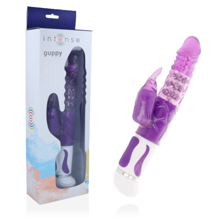 intense - vibromasseur rotateur guppy lilas