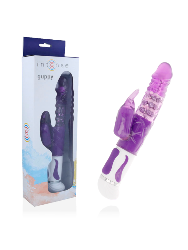 intense - vibromasseur rotateur guppy lilas