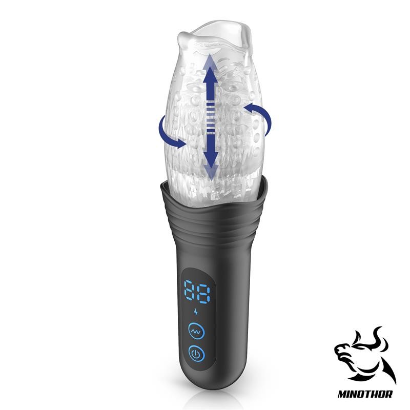 Masturbateur masculin Subaz poussée et rotation à 360º