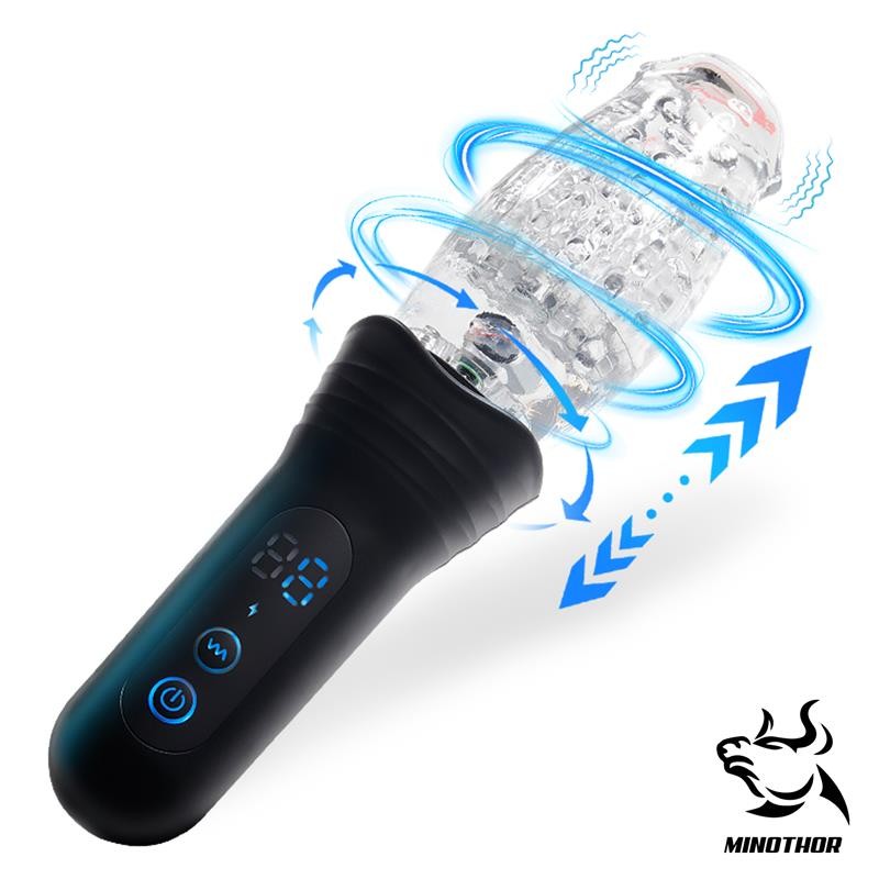 Masturbateur masculin Subaz poussée et rotation à 360º