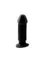 Plug anal Evil taille M 12,5 x 3,7 cm noir