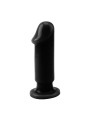 Plug anal Evil taille M 12,5 x 3,7 cm noir