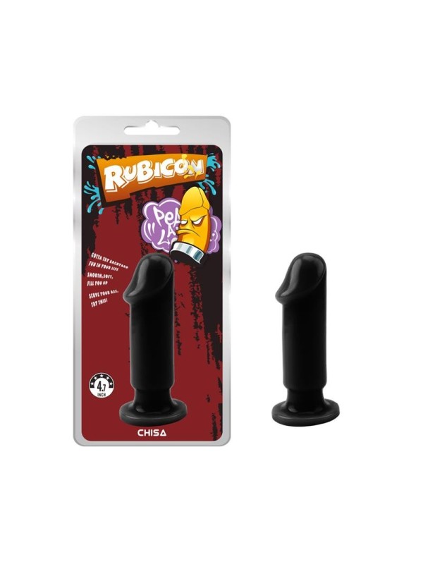 Plug anal Evil taille M 12,5 x 3,7 cm noir
