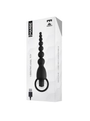 Chaîne anale Marbe avec vibration USB en silicone