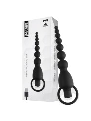 Chaîne anale Marbe avec vibration USB en silicone