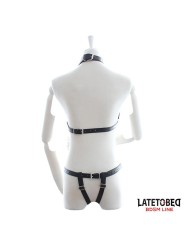 Ensemble soutien-gorge culotte bondage avec chaînes