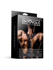 Harnais bondage masculin Fabrio en cuir vegan