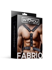 Harnais bondage masculin Fabrio en cuir vegan