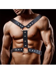 Harnais bondage masculin Fabrio en cuir vegan