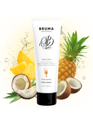 bruma - gel glissant à l'aloe vera - gout piña colada 100 ml
