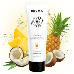 bruma - gel glissant à l'aloe vera - gout piña colada 100 ml