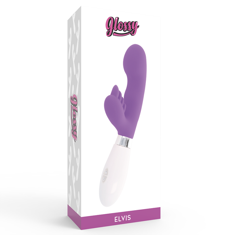 Vibro rabbit Elvis lila - Glossy