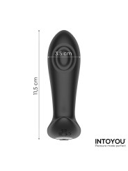 Milton plug anal avec double tambours telecommande