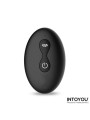 Milton plug anal avec double tambours telecommande