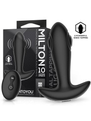 Milton plug anal avec double tambours telecommande