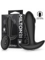 Milton plug anal avec double tambours telecommande