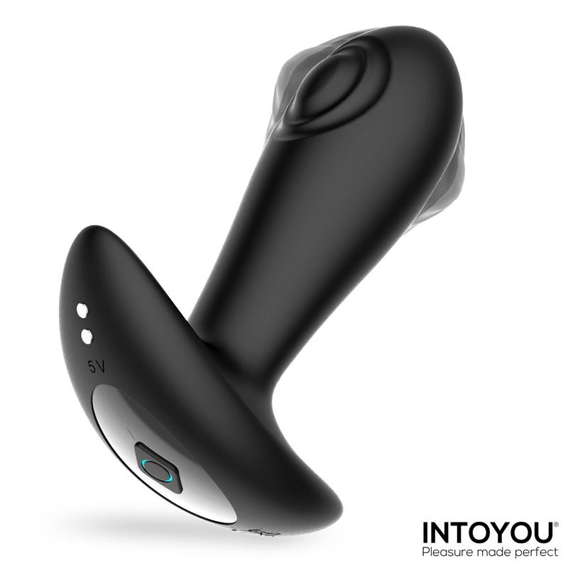 Milton plug anal avec double tambours telecommande