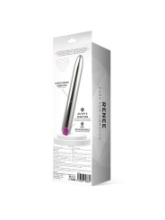 Renee Vibromasseur 10 modes18,5 cm USB Argent