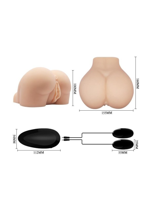 Masturbateur vagin anus vibrant cl10