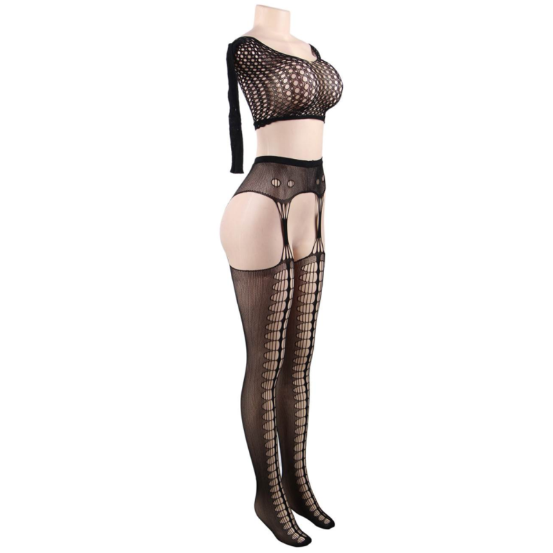 Bodystocking Queen lingerie noir H3254 T:U
