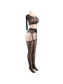Bodystocking Queen lingerie noir H3254 T:U