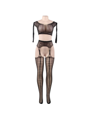 Bodystocking Queen lingerie noir H3254 T:U