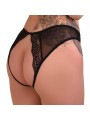 Culotte ouverte Angel Noire - Taille : L/XL