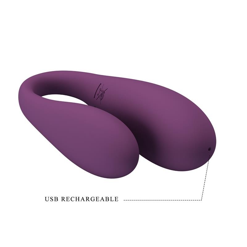 Vibromasseur August Couples avec application Lilas