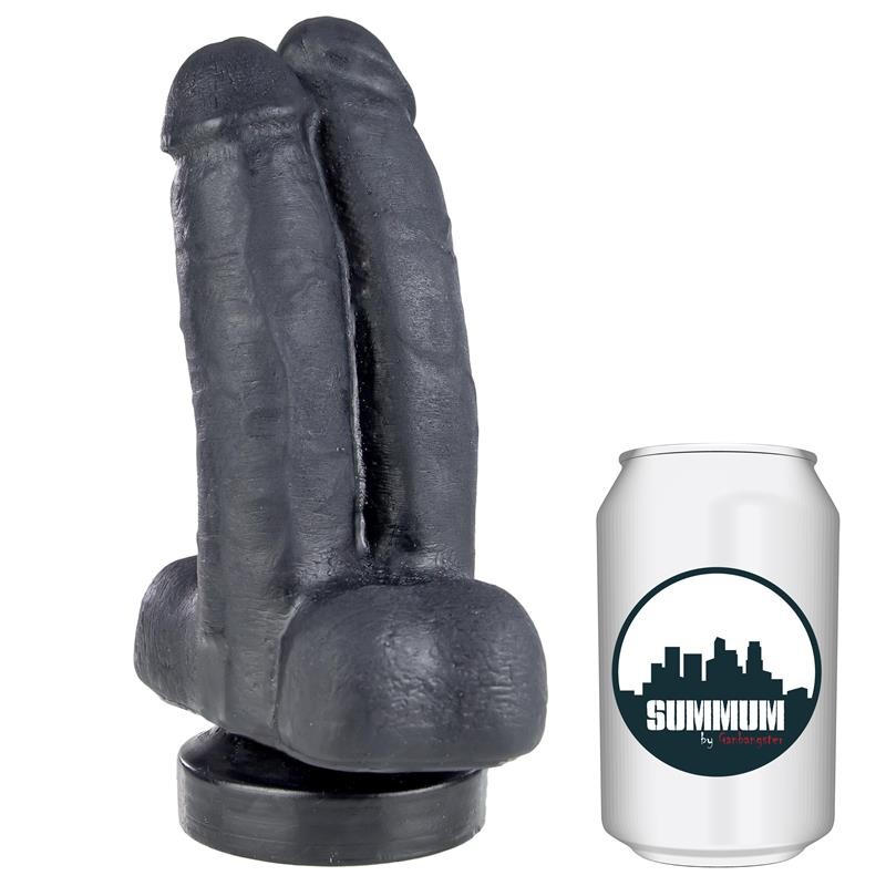 Double Gode 16 cm Intense noir