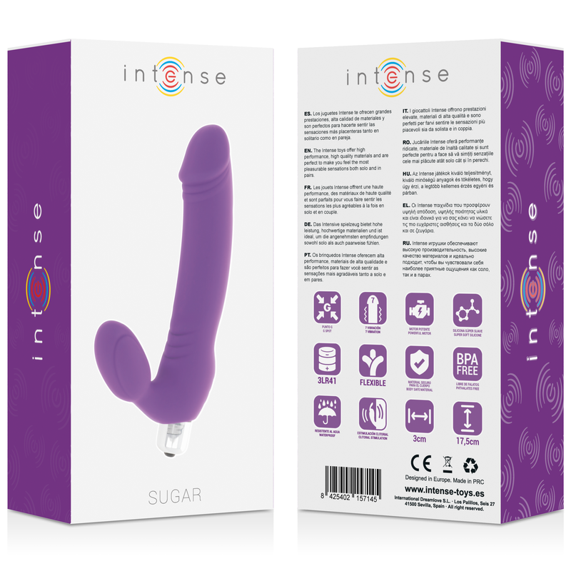 intense - sucre sept vitesses silicone lilas