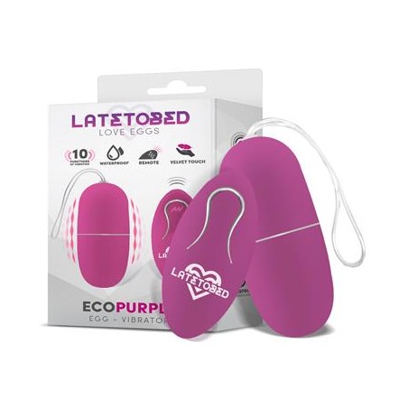 Oeuf vibrant Ecopurple télecommande