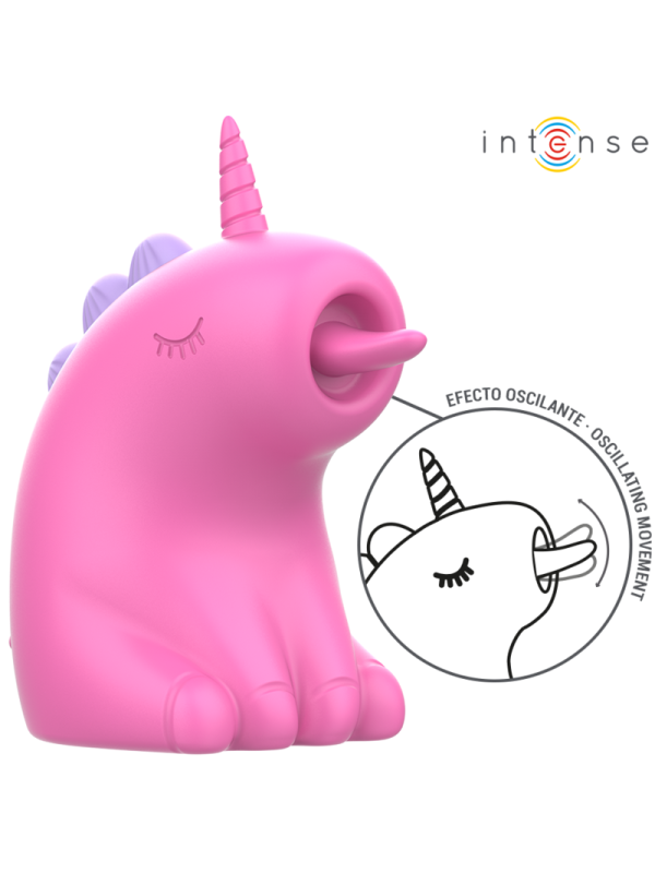 intense - stimulateur de licorne pinkie fuchsia