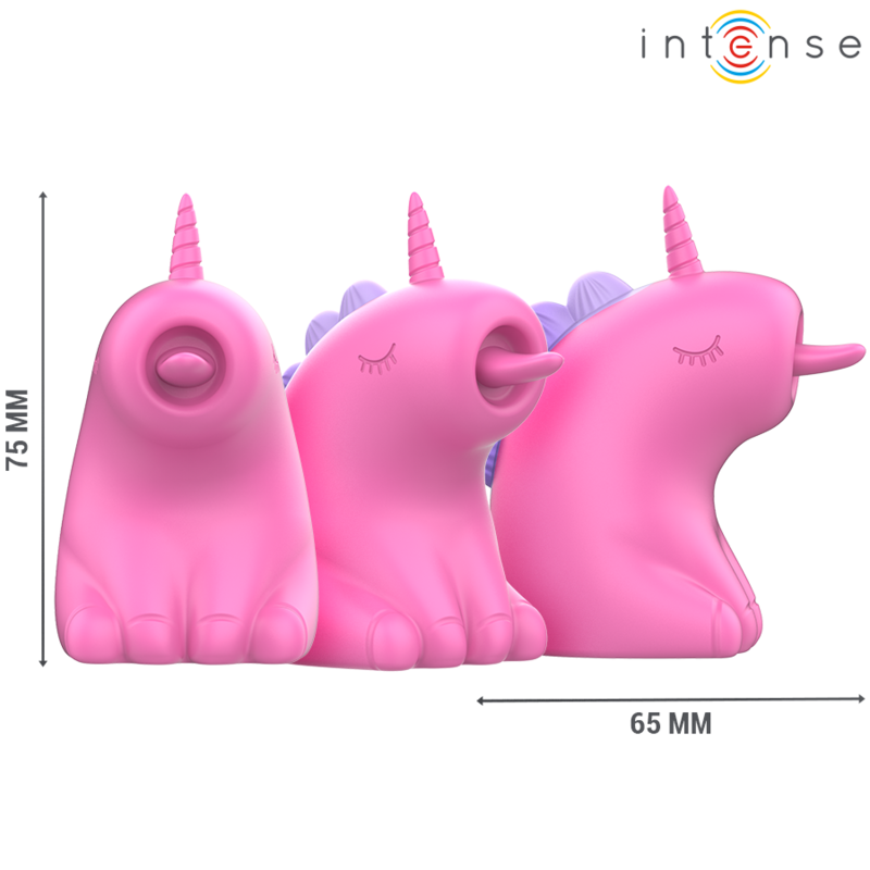 intense - stimulateur de licorne pinkie fuchsia
