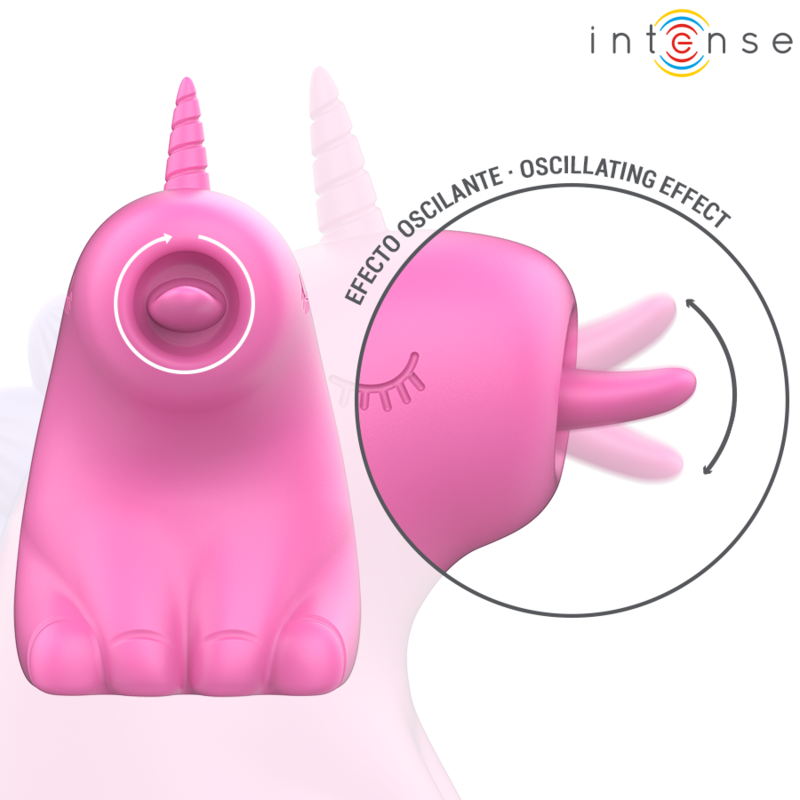 intense - stimulateur de licorne pinkie fuchsia