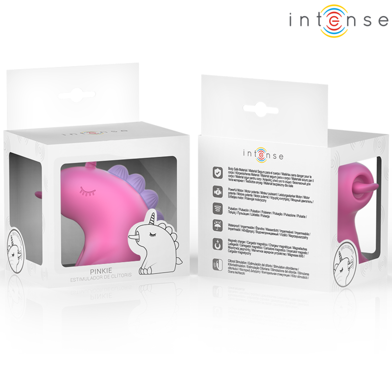 intense - stimulateur de licorne pinkie fuchsia