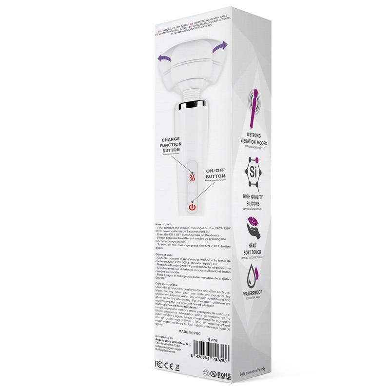 vibro wanda blanc sur secteur