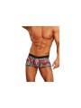 MALE POWER BOXER imprimé LEOPARD rouge L