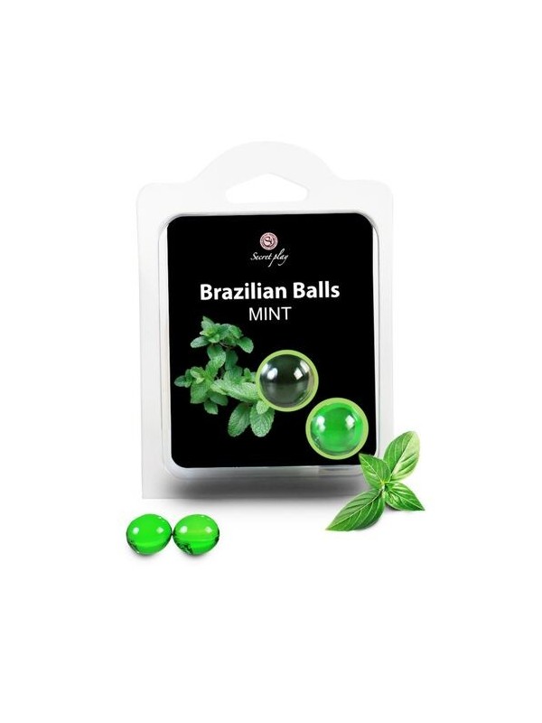 2 Boules brésilliennes menthe