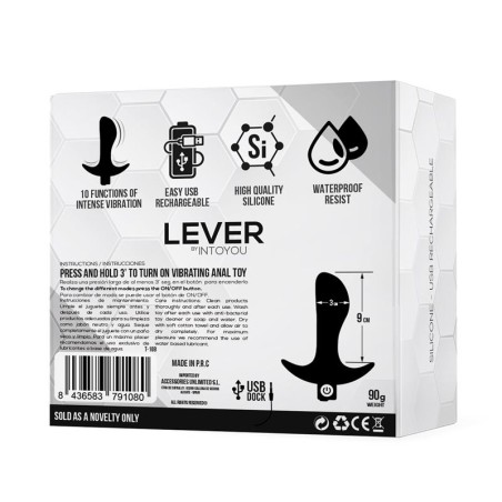 Plug Anal à Levier avec Vibration USB