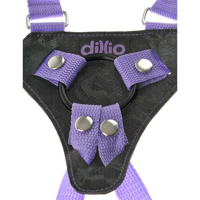 Harnais Dillio Gode 19 cm Couleur Violet
