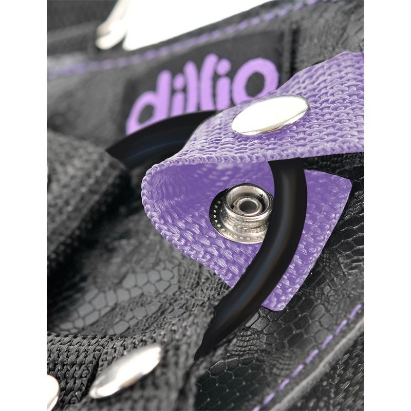 Harnais Dillio Gode 19 cm Couleur Violet