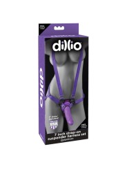 Harnais Dillio Gode 19 cm Couleur Violet