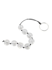 Chaîne Anale Boules Verre 4 Tailles - T : L