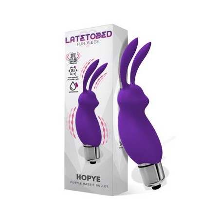 lapin vibrant violet hopye