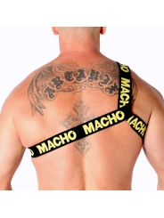 macho - harnais romain jaune s/m