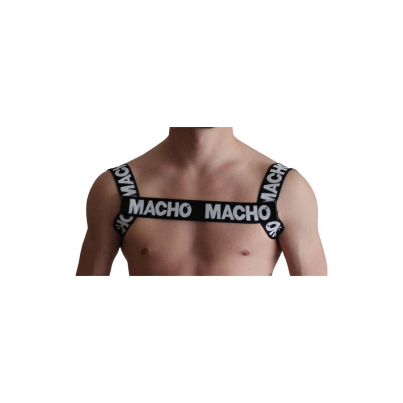 macho - harnais double noir